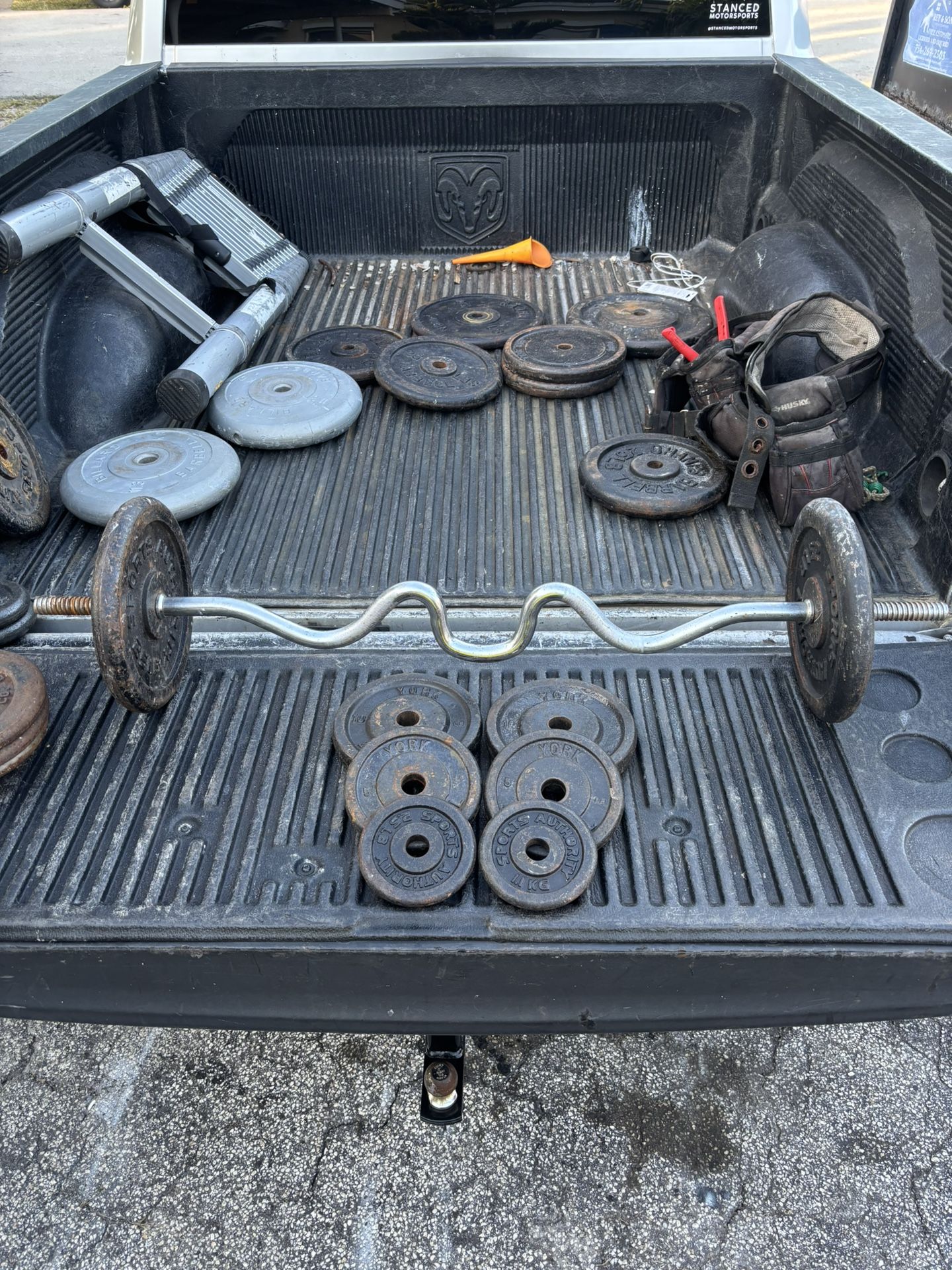 Curl Bar Set (85lbs)