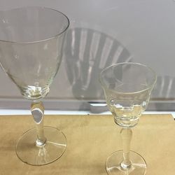 Crystal Stemware Set Of 5
