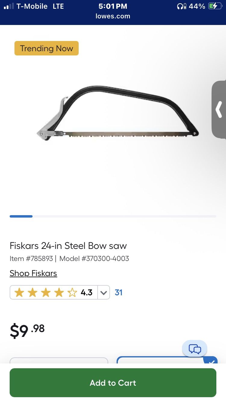 24 In Bow Saw