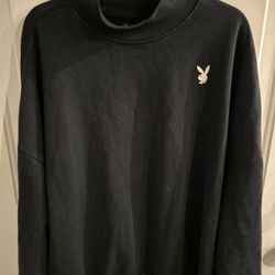"Playboy" black sweatshirt size medium mens