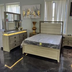 Bed Frame Dresser Mirror