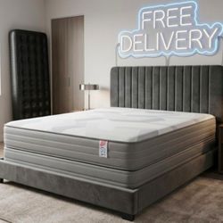 New Queen Size Bed Frame With Mattress New Bedroom Furniture Bed Set Queen BED With Mattress Free Delivery 