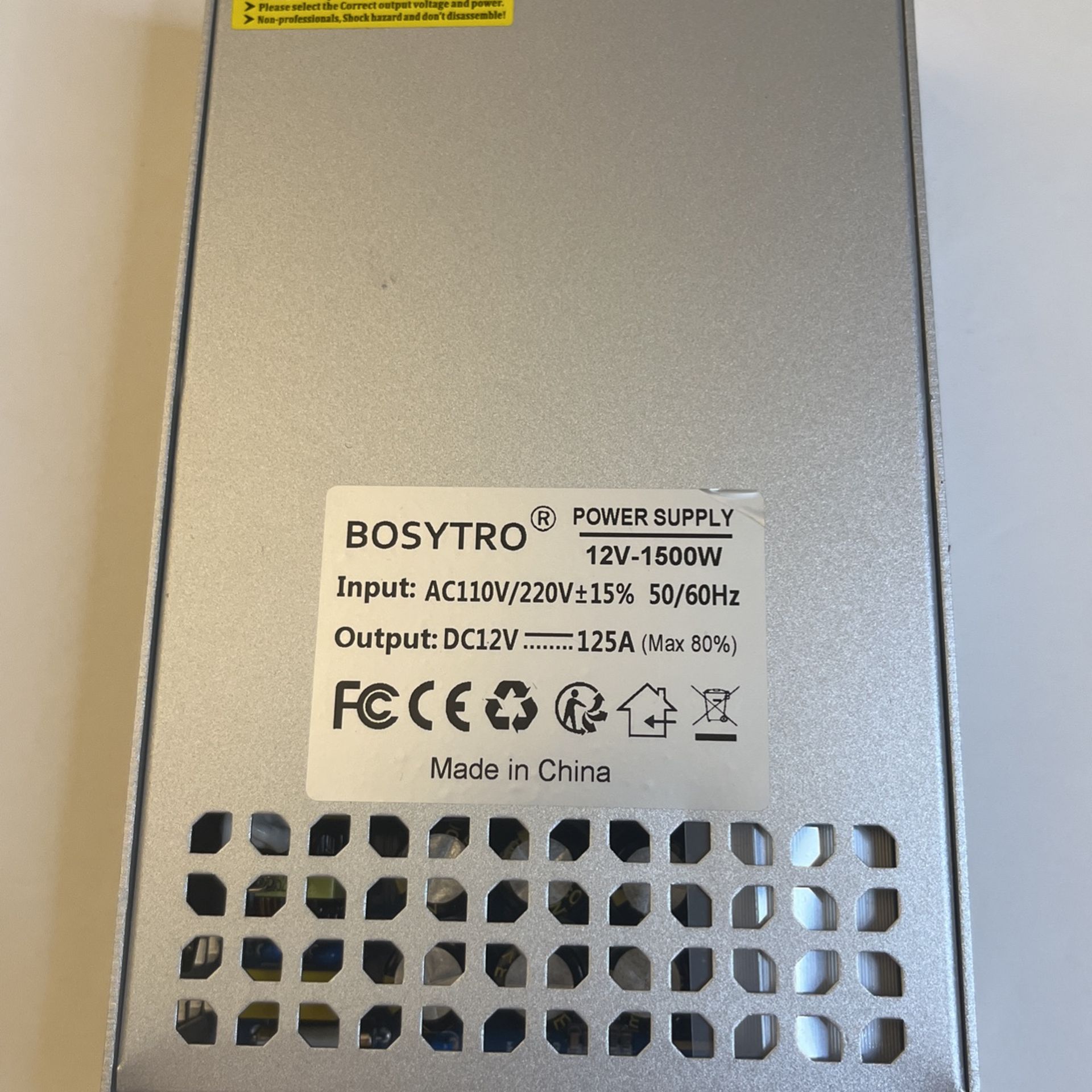 Power Supply 12V - 1500W