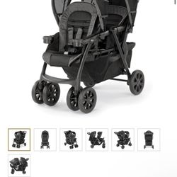 Chicco Double Stroller And Infant Car Seat, Britax Car Seat 