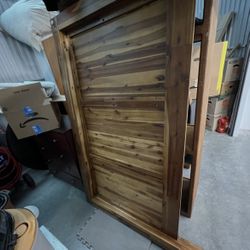 Ashley furniture solid wood  bed frame 