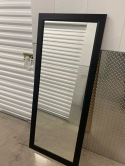 Tall Black Elegant Sturdy Mirror