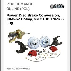 60-62 C10 Disc Brake Conversion 