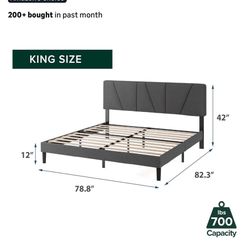 King Bed Frame (Zinus)