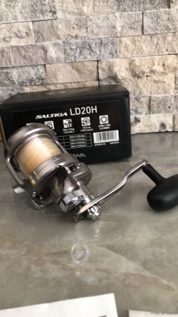 Daiwa SALTIGA LD20H Leverdrag Saltwater Fishing Reel with Box. for Sale in  Santa Clarita, CA - OfferUp