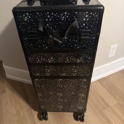 Rolling Makeup Train Case 
