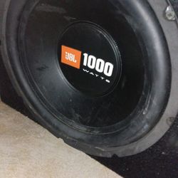 12 Inch JBL Subwoofer 