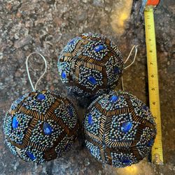 BEADED ORNAMENTS OR VASE FILLERS