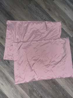Two Pink Pillowcases (great Condition)