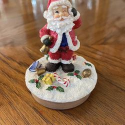 Vintage Santa Claus Candle Topper