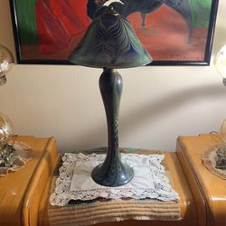 Hand Blown Glass Lamp