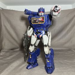 ThreeZero Bumblebee DLX Soundwave & Ravage premium figure 100% complete with instructions and original box