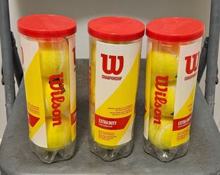Wilson Championship,
Six brand new balls and three balls in Excellent condition. Three containers are included.
Extra Duty improved durability
