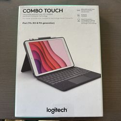 Logitech Combo Touch Keyboard Case for iPad 7th 8th 9th Gen – Open Box