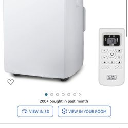 BLACK+DECKER Air Conditioner, 14,000 BTU Air Conditioner Portable for Room up to 700 Sq. Ft. with Remote Control, White