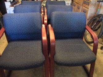 6 office chairs $25 each, heavy and sturdy.