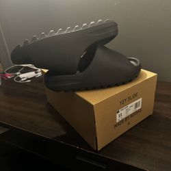 Black Yeezy Slides Size 11 And 10