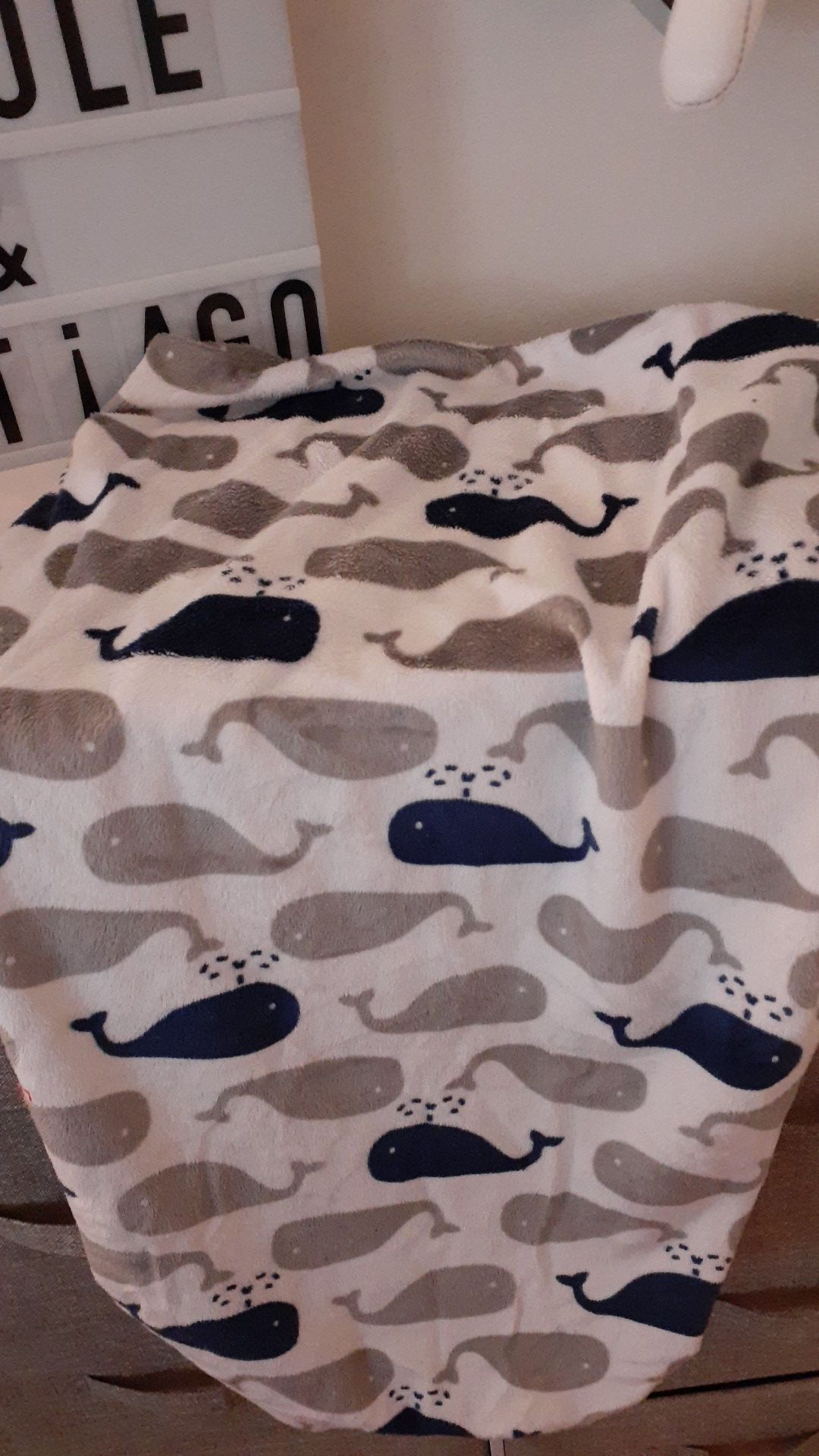 Whale Changing table cover🐳