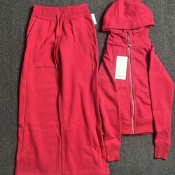 Red Lululemon Scuba Set