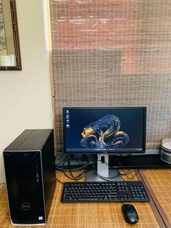 Desktop Setup w/ 22” Monitor, 500GB SSD + 1TB HD, Wi-Fi, 16GB Ram, Intel Core i5 @ 2.70GHz, Windows 11, MS Office 2024