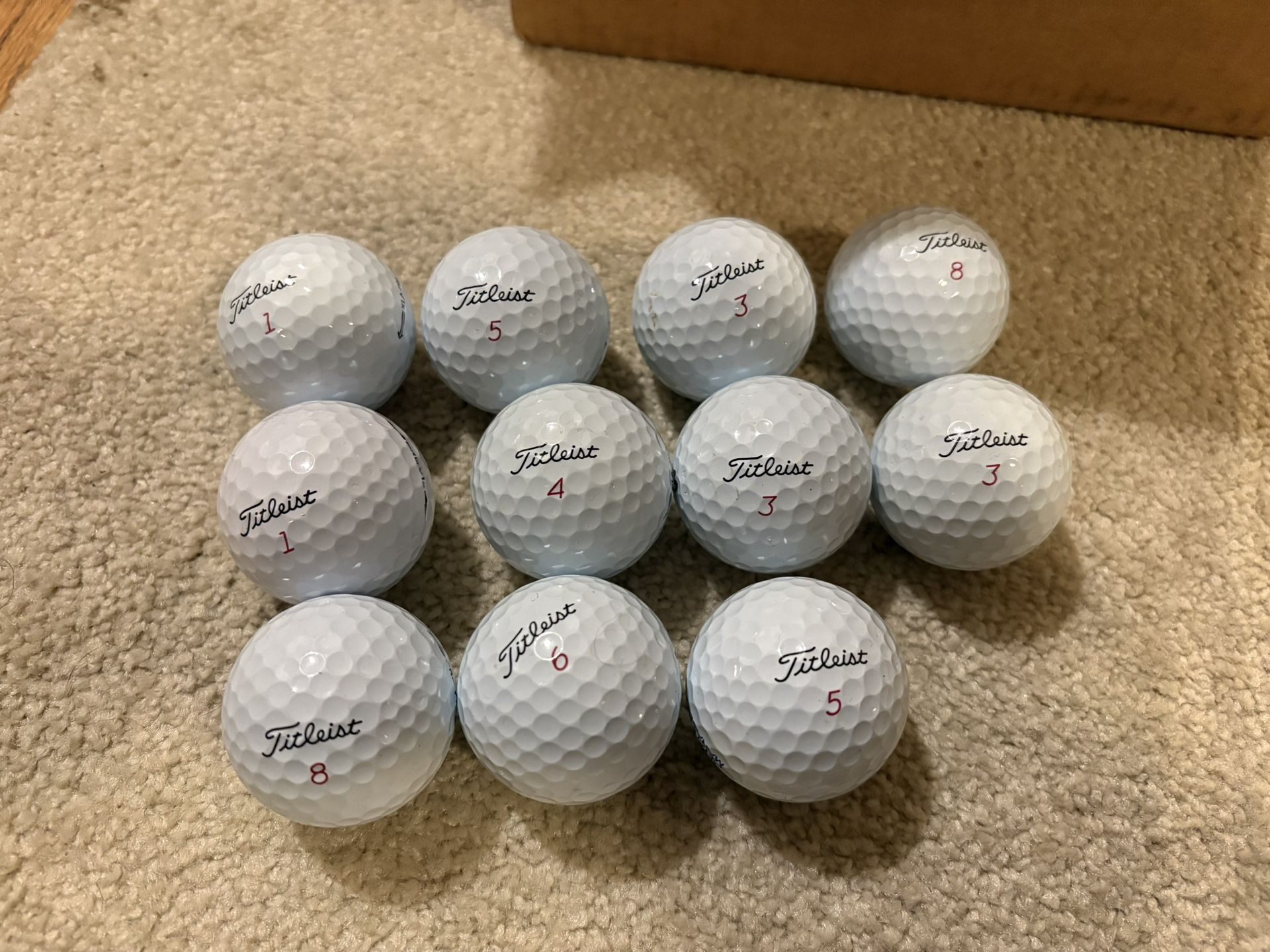 11 Titleist ProV1X Golf Balls