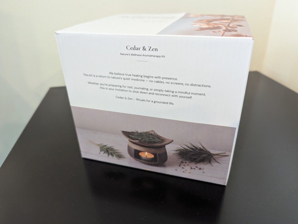 Cedar And Zen Aromatherapy Kit - NEW / Unused