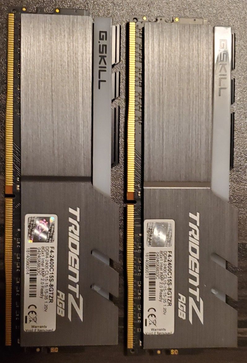 G. SKILL TridentZ RGB DDR4 2x8GB 16GB RAM Kit