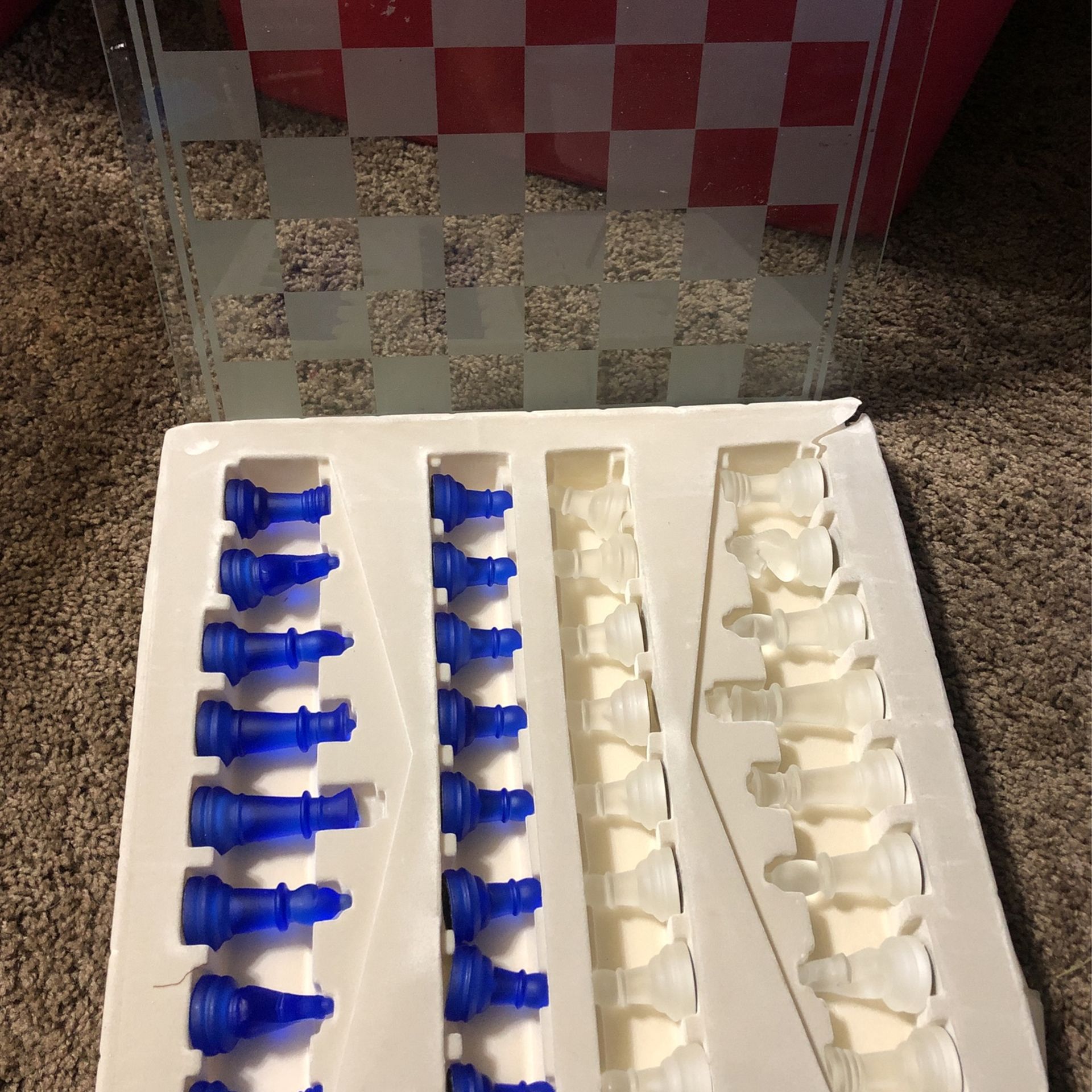 Glass Chess Set