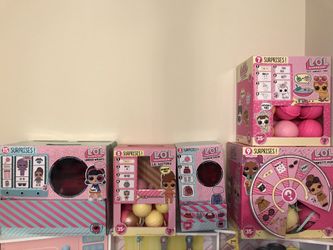 LOL Empty containers and display cases