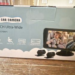 NIB Baby Car Camera (2 Pack W Split Screen)