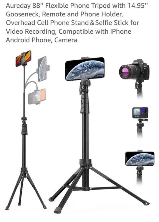 Flexible Phone Tripod Stand