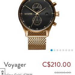 Mvmt Gold Watch 