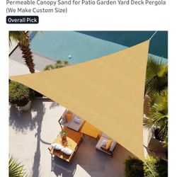 Triangle Sun Shade 20x20x20