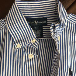 Ralph Lauren Size 3 Long Sleeeve Shirt