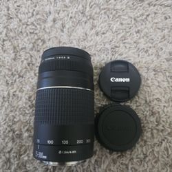 Canon 75-300mm EF zoom camera lens!