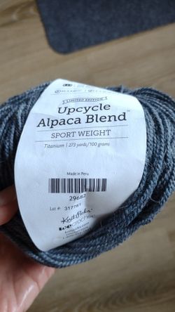 Upcycle Alpaca Blend Yarn - Titanium (Yes, It's Available)