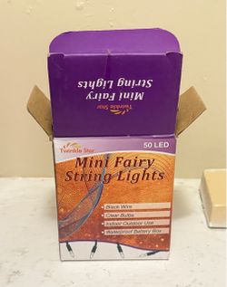 Twinkle Star 50 LED Mini Fairy String Lights