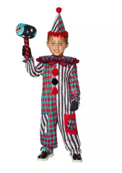 Toddler Trickster Clown Costume 2T
