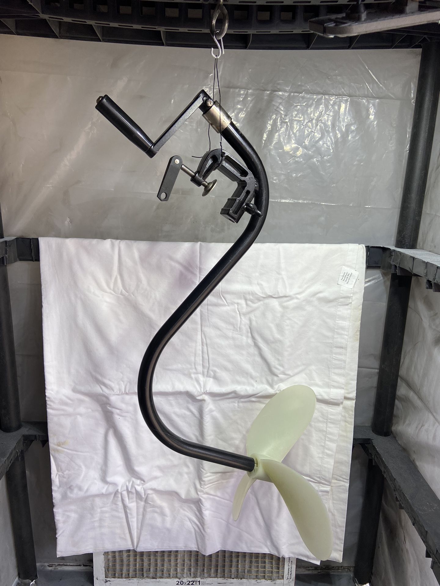 Hand Operated Outboard, Hand Operated Boat Propellers, Outboard Motor Trolling Motor, for Small Light Inflatable Pontoon Boat Kayak