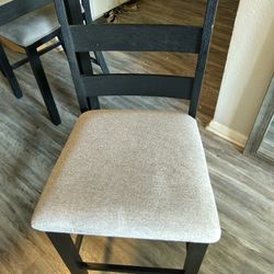 4 Chairs Dining Table, 2 And 3 Seater Sofas.