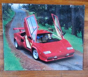 lamborghini countach By brad wagner Wall Art