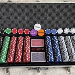 499  “Dice” Poker Chip Set with Case & Accessories.