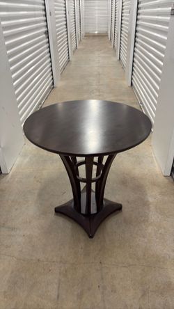 Newport fizz round table Ebony finish