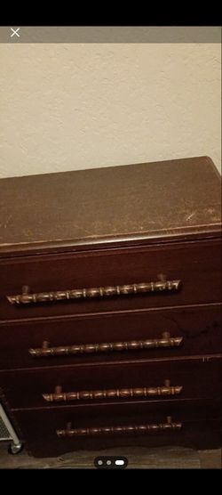 Wood dresser cash only