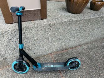 Hiboy Scooter for Teens – Lightweight Foldable Design, 9" Solid Wheels, Rear Brake, Adjustable Handlebar