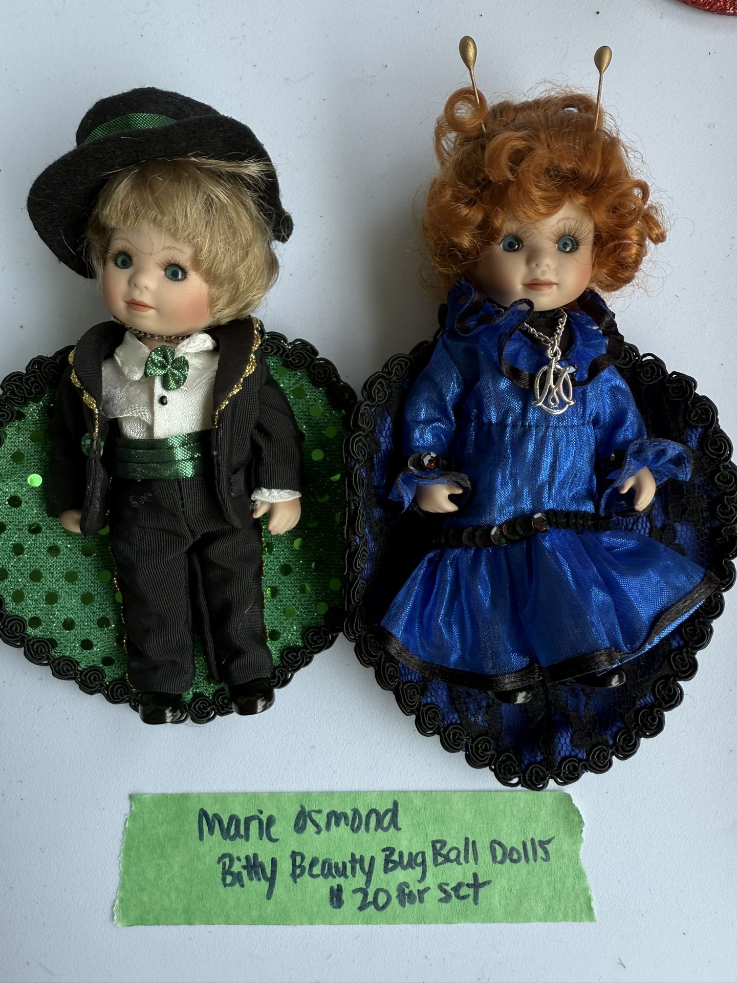 Marie Osmond Bitty Bug Dolls
